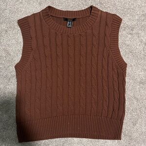 Brown vest